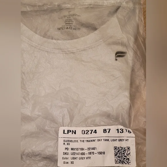 Fabletics Mens Tank Top XS Light Gray - Picture 8 of 9